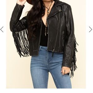 ✨✨HAPPY NEW YEAR✨✨STS Ranchwear Leather Fringe Jacket